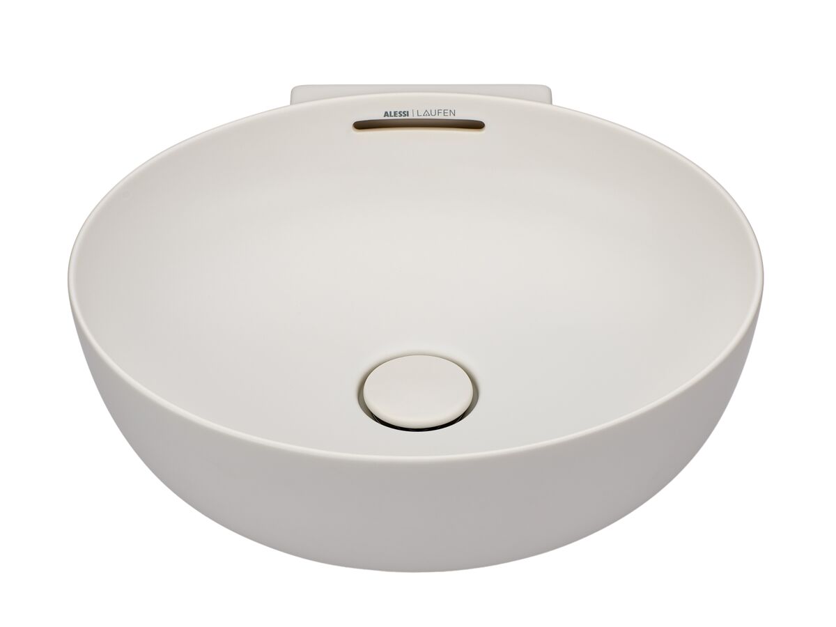 Supporting Image - LAUFEN Alessi Counter Basin 450mm Matte White - Front 3 Qtr