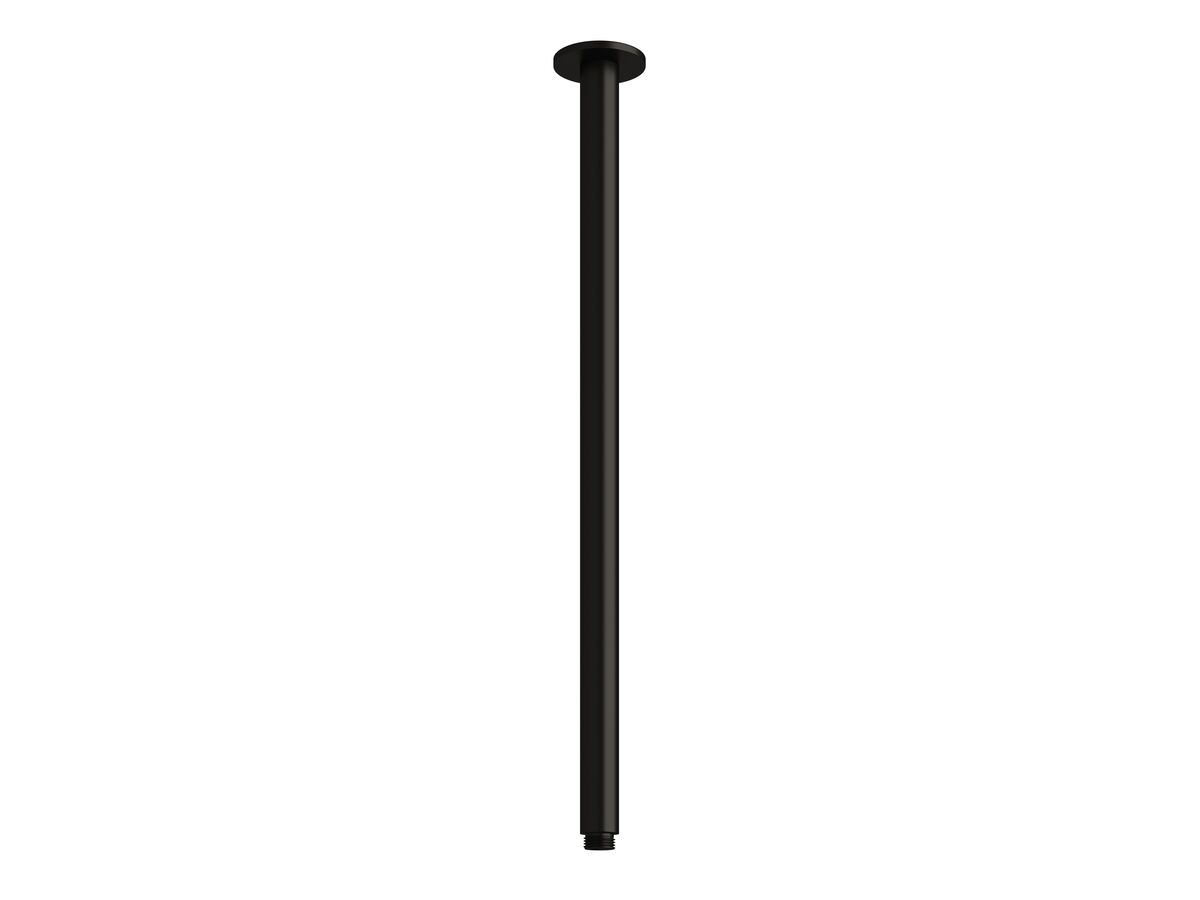 Sussex Pure Vertical Shower Arm 500mm Matte Black
