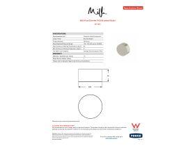 Specification Sheet - Milli Pure Diverter PVD Brushed Nickel