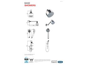 Technical Guide - Base Shower Handpiece Only 5 Functions Chrome (3 Star)