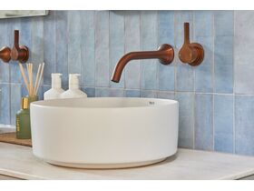 Sussex Oria Wall Basin Mixer Outlet System 215mm PVD Brushed Bronze (5 Star)