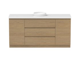 Supporting Image - Posh Domaine Plus Hamper Trio 1800 Floor Mounted Centre Bowl 50mm Top