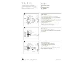 Installation Instructions - Sussex Scala Bath Mixer Tap System Straight 250mm Outlet Right Hand Operation with Handshower Chrome (3 Star)
