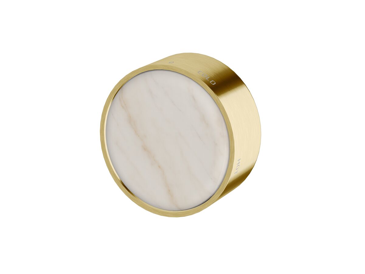 Supporting Image - Sussex Pure Elemental Progressive Shower/Bath Mixer PVD Brushed Gold Lead Free with Aurora Insert