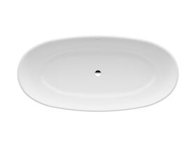 LAUFEN New Classic Freestanding Bath 1900mm with Overflow Waste White