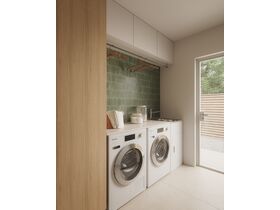 In Situ - Posh Bristol Mini Laundry Trough & Cabinet 22L with 1 Taphole and Bypass Stainless Steel