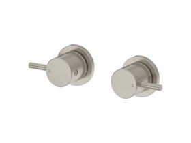 Mizu Drift Wall Top Assemblies Brushed Nickel
