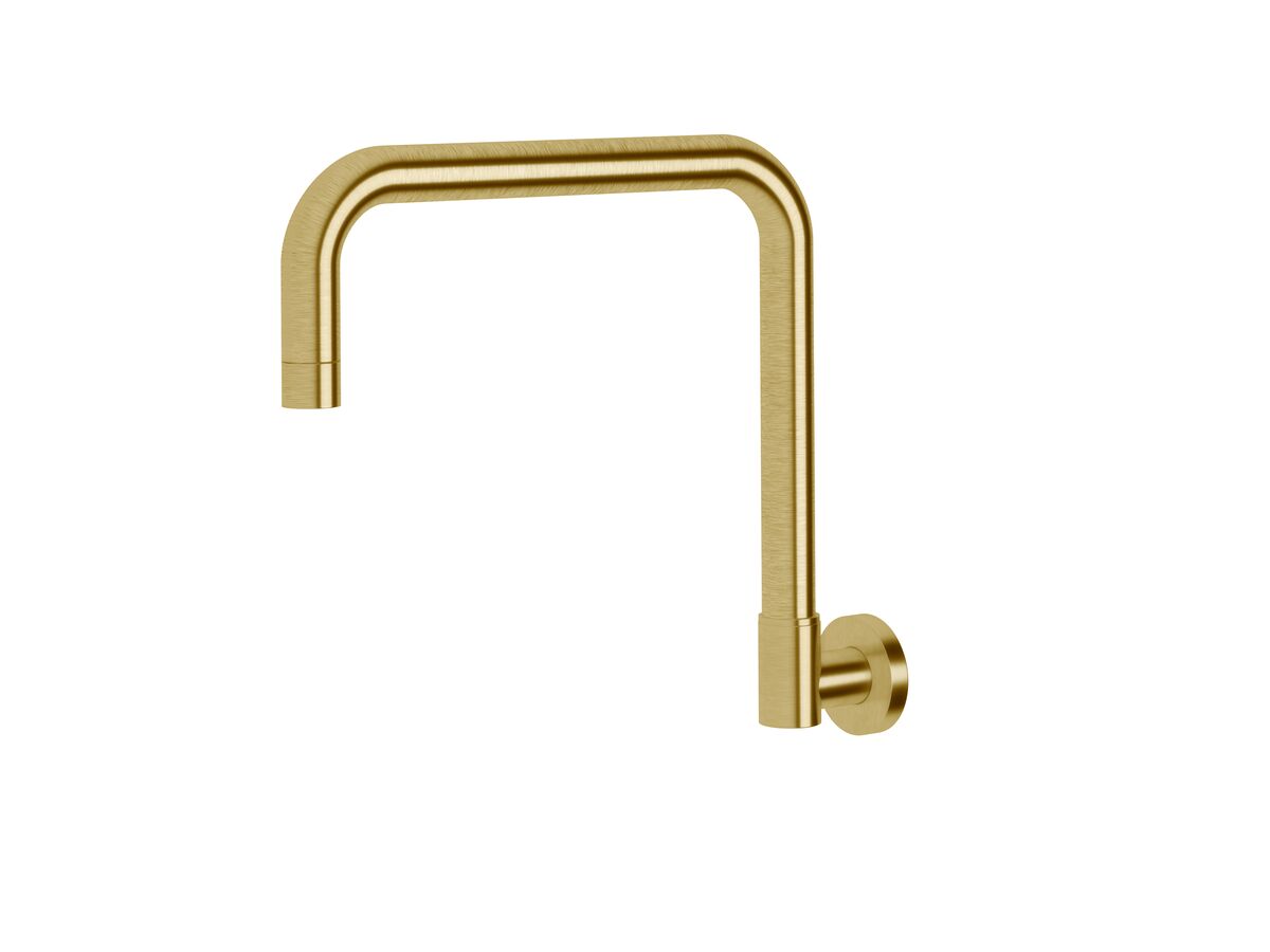 Sussex Scala Wall Spa Outlet Square LUX PVD Brushed Pure Gold