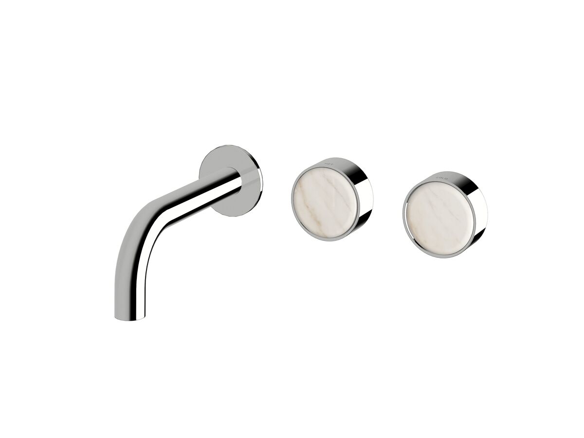Supporting Image - Sussex Pure Elemental Wall Basin Hostess System 160mm Chrome (3 Star) Lead Free with Aurora Insert