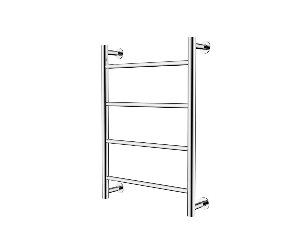 Posh Solus MK2 Heated Towel Rail 500mm x 700mm Polished Stainless Steel