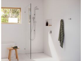 In Situ - Posh Bristol MK2 Twin Rail Shower with Top Rail Water Inlet Chrome (3 Star)