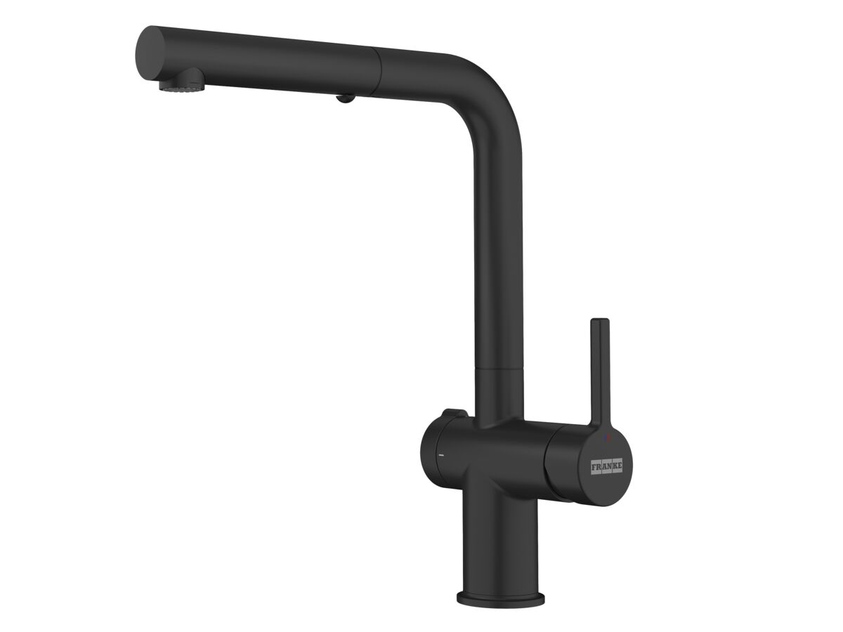 Hero - Franke Active Twist Pull Out Sink Mixer Only Matte Black (5 Star) Lead Free