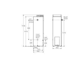 Rheem 4 Star 135L Hot Water System