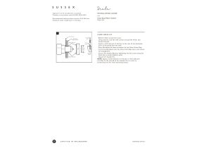 Installation Instructions - Sussex Scala Dual Mixer Tap System Chrome