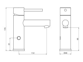 Mizu Drift Dual Function Sensor Basin Mixer (6 Star)