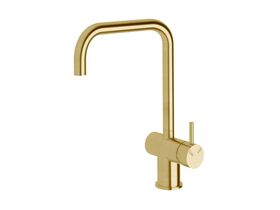 Sussex Scala Sink Mixer Square Large RH LUX PVD Brushed Pure Gold (4 Star)