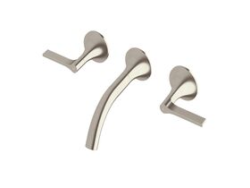 Sussex Oria Wall Bath Set 165mm PVD Brushed Nickel