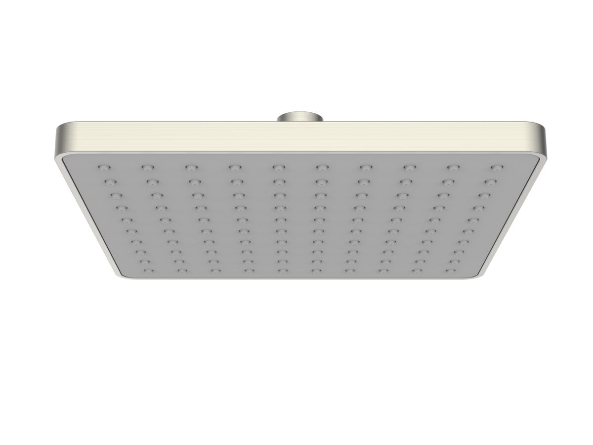 Hero - Posh Bristol MK2 Square Overhead Shower 200mm Brushed Nickel (3 Star)