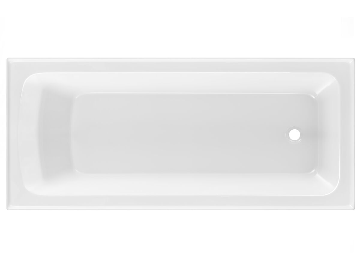 Posh Bristol Acrylic Inset Bath 1650 x 715 x 380mm No Overflow White