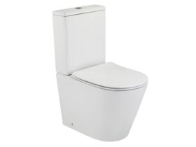 Hero - Posh Solus Close Coupled Back to Wall MK2 Rimless Toilet Suite Thin Seat (4 Star)