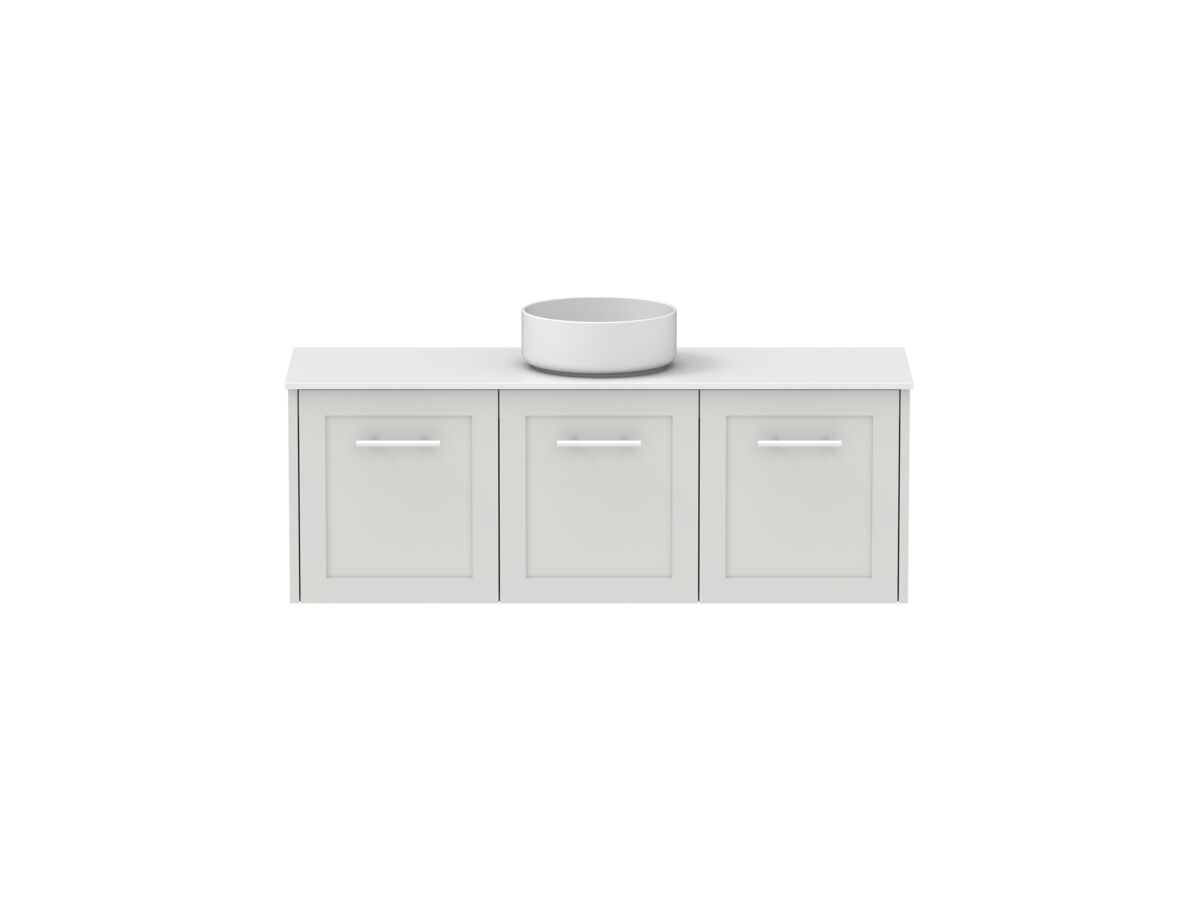 Hero - Kado Lux Ensuite All Door 1200mm Wall Hung Centre Basin 12mm Durasein Top