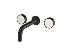 Supporting Image - Sussex Pure Elemental Bath Set 200mm PVD Matte Black with Aurora Insert