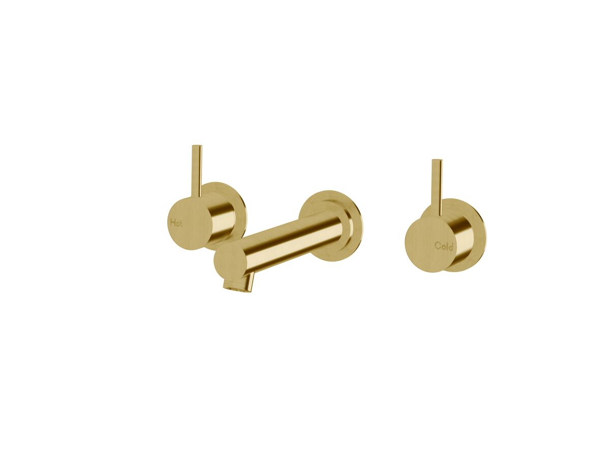 Sussex Scala Bath Set 160mm LUX PVD Brushed Pure Gold