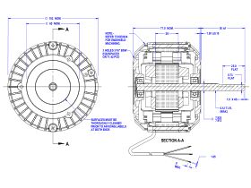 Fasco Fan Motor ACW 35W 50D543-01A