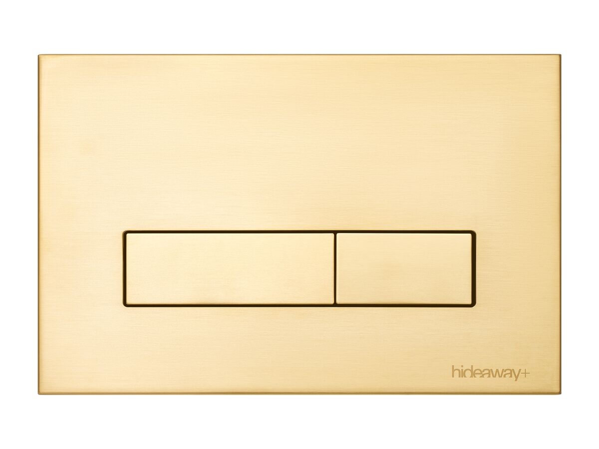 Hideaway+ Metal Button Brushed Gold
