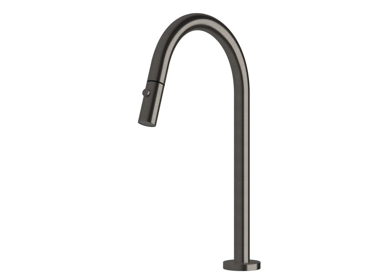 Sussex Pure Hob Sink Outlet with Pull Out Spray PVD Brushed Gunmetal (4 Star)