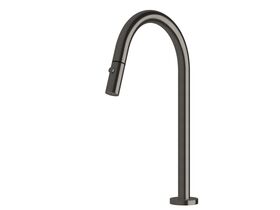 Sussex Pure Hob Sink Outlet with Pull Out Spray PVD Brushed Gunmetal (4 Star)