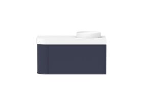 Hero - Kado Era Single Curve All Drawer 1050mm Wall Hung Vanity Right Hand Basin 90mm Durasein Top Royal Battle Blue