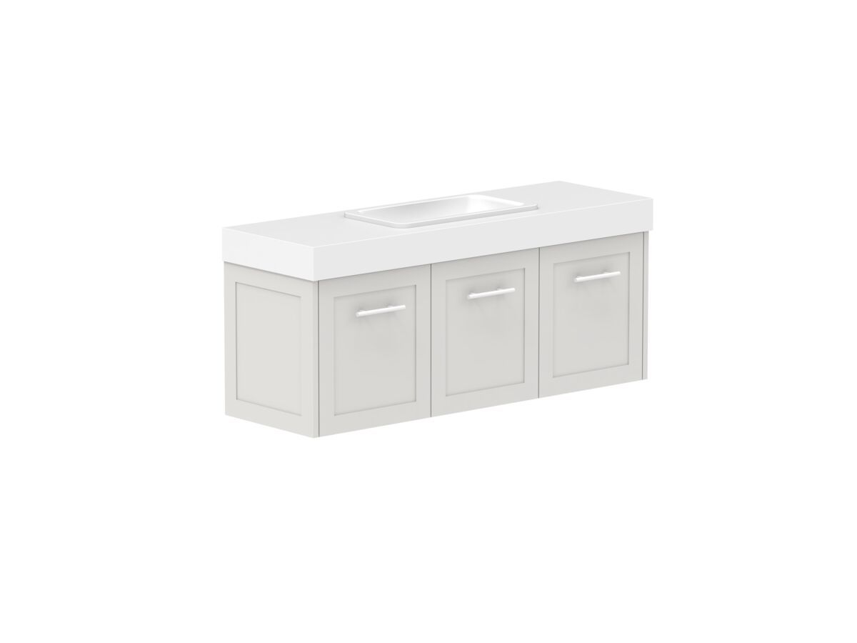 Supporting Image - Kado Lux Ensuite All Door 1200mm Wall Hung Centre Basin 90mm Top