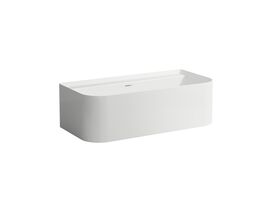 LAUFEN Sonar Freestanding Bath with Overflow 1600x815 Plug and Waste