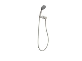 Supporting Image - Posh Solus MK3 Grab Single Rail Shower Conversion Kit 1 Function with Wall Water Inlet Brushed Nickel (4 Star)