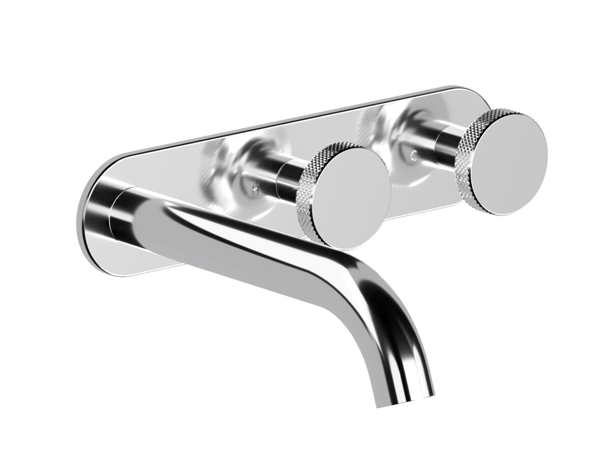 Hero - Faucet Strommen Vara Disc Wall Basin / Bath Hostess Tap System Right Hand 150mm Kit Chrome (6 Star) Lead Free