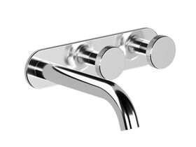 Hero - Faucet Strommen Vara Disc Wall Basin / Bath Hostess Tap System Right Hand 150mm Kit Chrome (6 Star) Lead Free