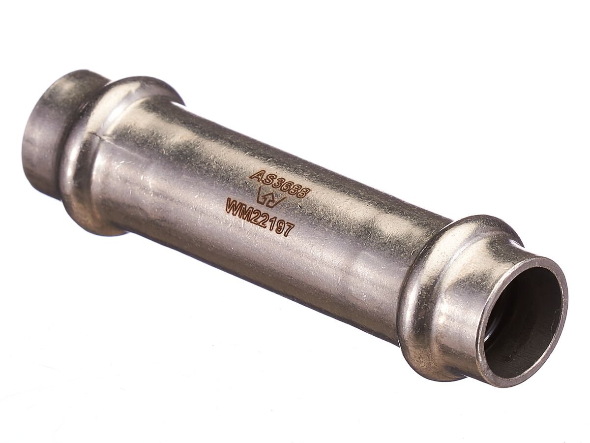>B< Press Stainless Steel Slip Coupling 15mm