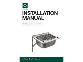 Technical Guide - Wolfen #316 Stainless Steel Cleaners Sink with Grate
