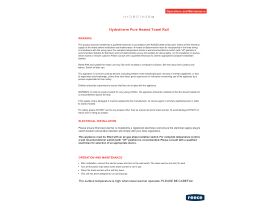 Installation Instructions - Hydrotherm Pure Heated Towel Rail