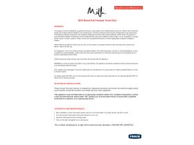 Installation Instructions - Milli Mood Edit Heated Towel Rail