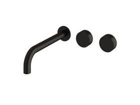 Sussex Pure Wall Bath/Basin Hostess System 250mm Right Hand PVD Matte Black (3 Star)