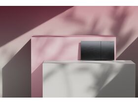 Geberit Sigma 70 Dual Flush Button Black Chrome Easy Clean Coating