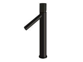 Sussex Pure Extended Basin Mixer Tap with Diamond Textured Handle PVD Matte Black (6 Star)