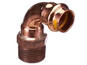 >B< Press Gas Threaded Elbow 20mm x 20mm Male