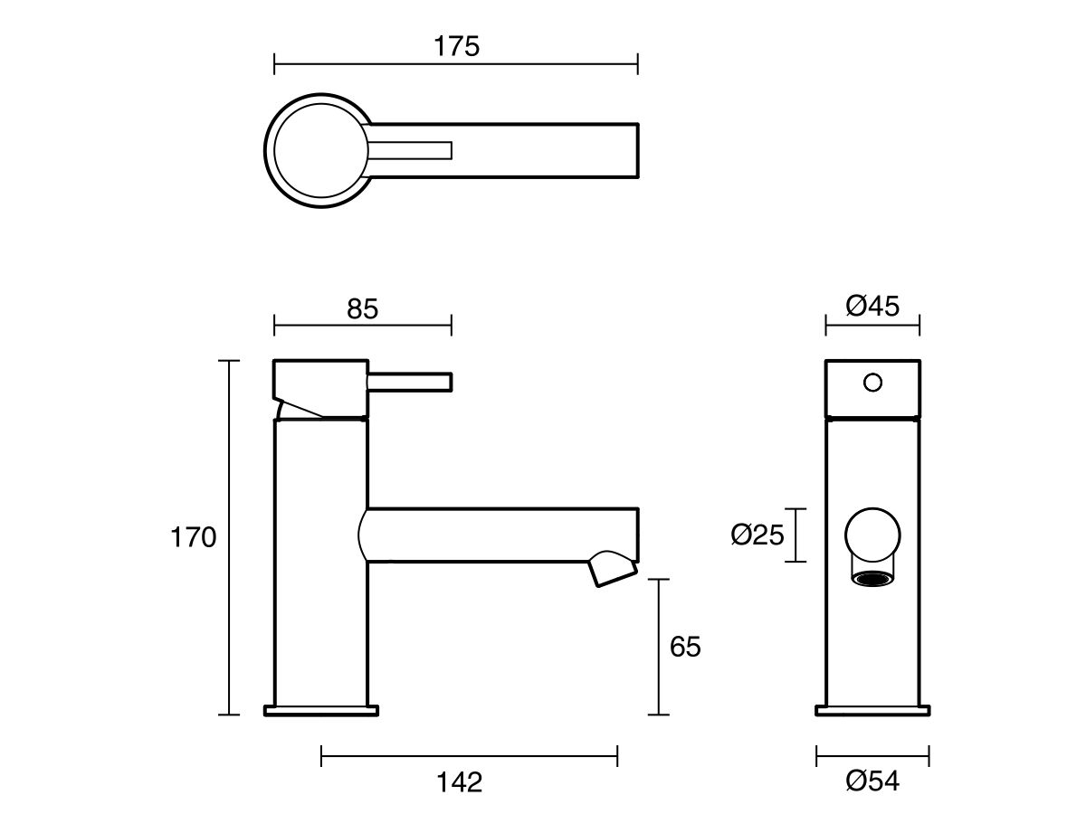 Sussex Scala Basin Mixer Tap with 130mm Outlet