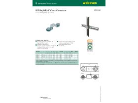 Specification Sheet - Walraven Rapidrail Cross Connector