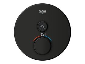 Hero - GROHE Smart Control Thermostatic Mixer 1 Button Matte Black