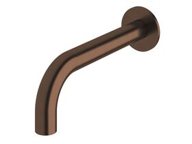 Sussex Pure Wall Bath/Basin Outlet 200mm PVD Brushed Bronze (3 Star)