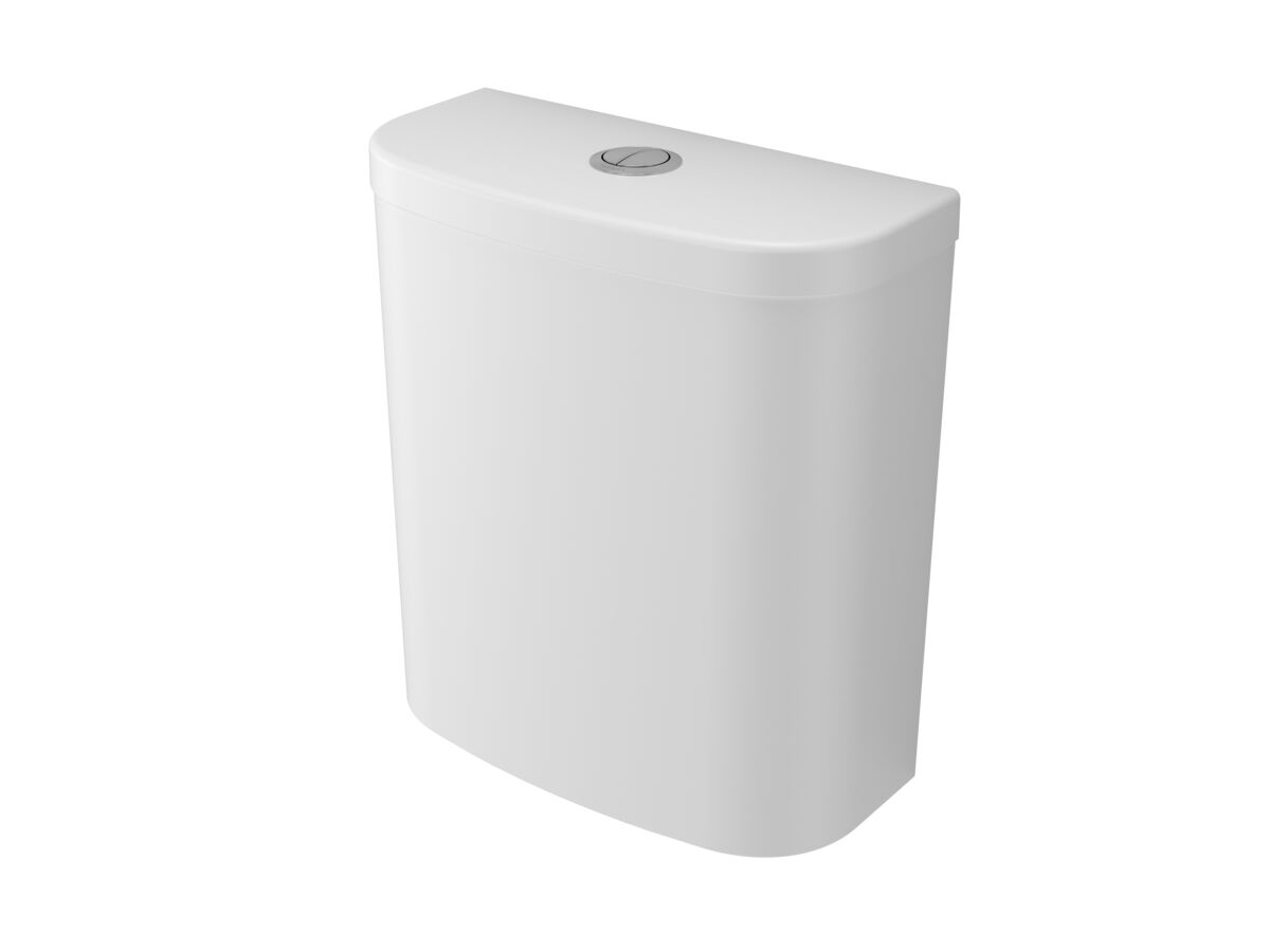 Hero - Caroma Forma II Cleanflush Close Coupled Back to Wall Back Inlet Cistern Matte White (4 Star)